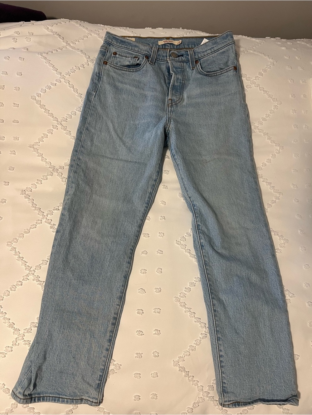 Levi’s Light Wash Straight Leg Jeans